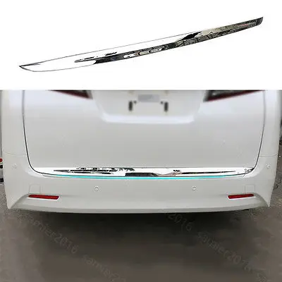 

Chrome stainless steel Fit For Toyota Alphard 15-17 Rear Trunk Lid Cover Trim Tailgate Strip