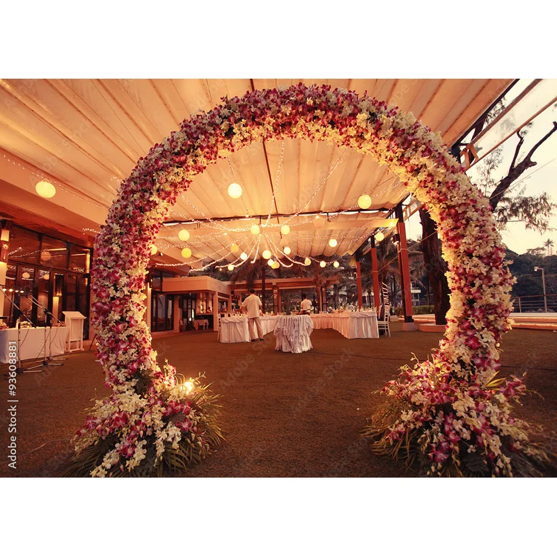 Vinyl Custommade Wedding Photography Backdrops Flower Wall Forest Danquet Theme Photo Background Studio Props 21126 HL-01 | Электроника