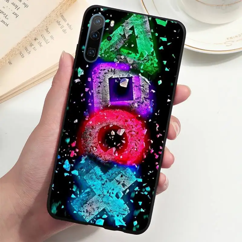 

Buttons PS Phone Case For Huawei P20 P30 P40 lite Pro P Smart 2019 Mate 10 20 Lite Pro Nova 5t