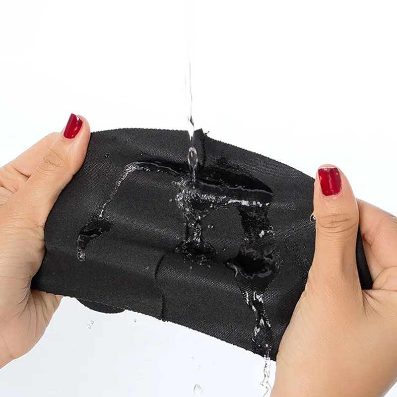 Дышащая моющаяся противопылевая противотуманная маска черного цвета для рта