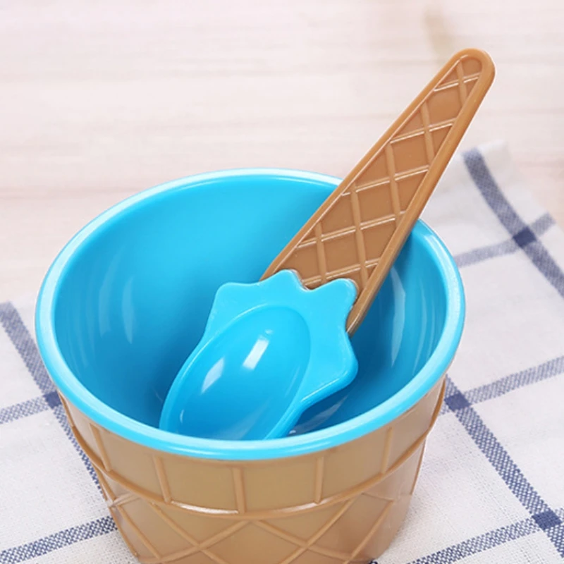 

Cute Candy Color Baby Dessert Ice Cream Bowl / Multi-color / Plastic / Ice Cream Ice Cream Bowl / 6 Sets