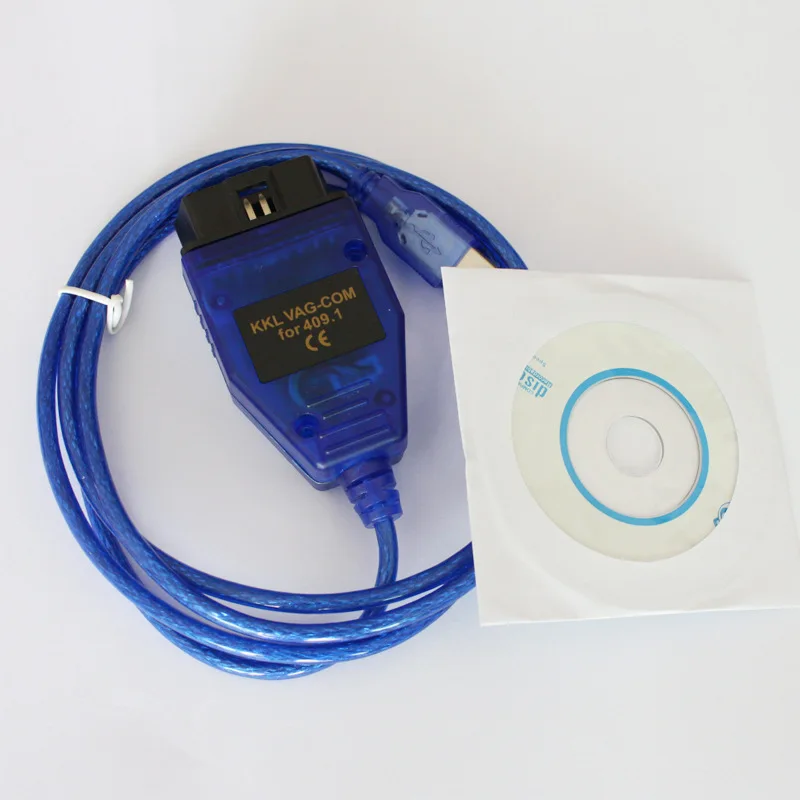 FT232RL Chip Car USB Vag-Com Interface Cable KKL VAG-COM 409.1 OBD2 Diagnostic Scanner Auto Aux For Audi Seat Volkswagen | Автомобили и