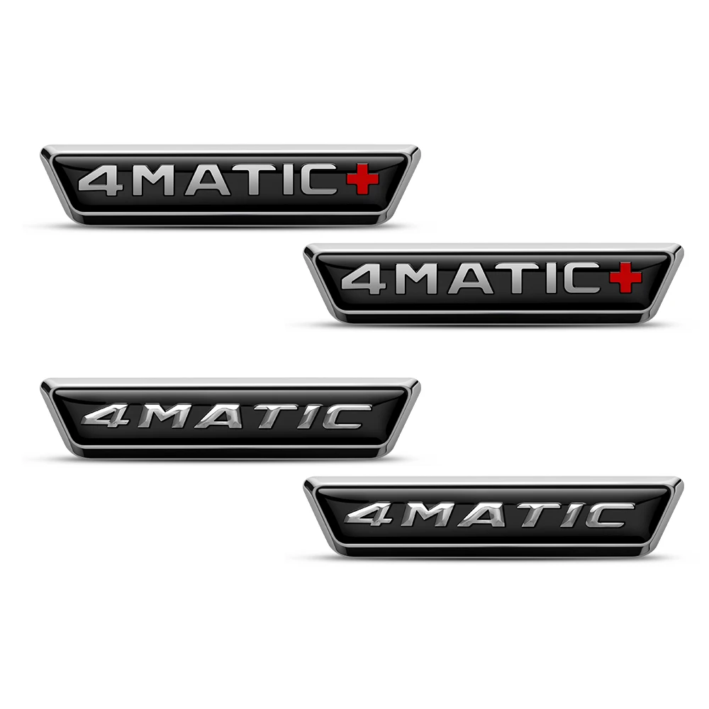 

2 PCS 4MATIC Decals Car Side Fender Sticker For Mercedes Benz GLS G63 W212 W202 W205 W207 AMG A C E S Class E63 Auto Accessories