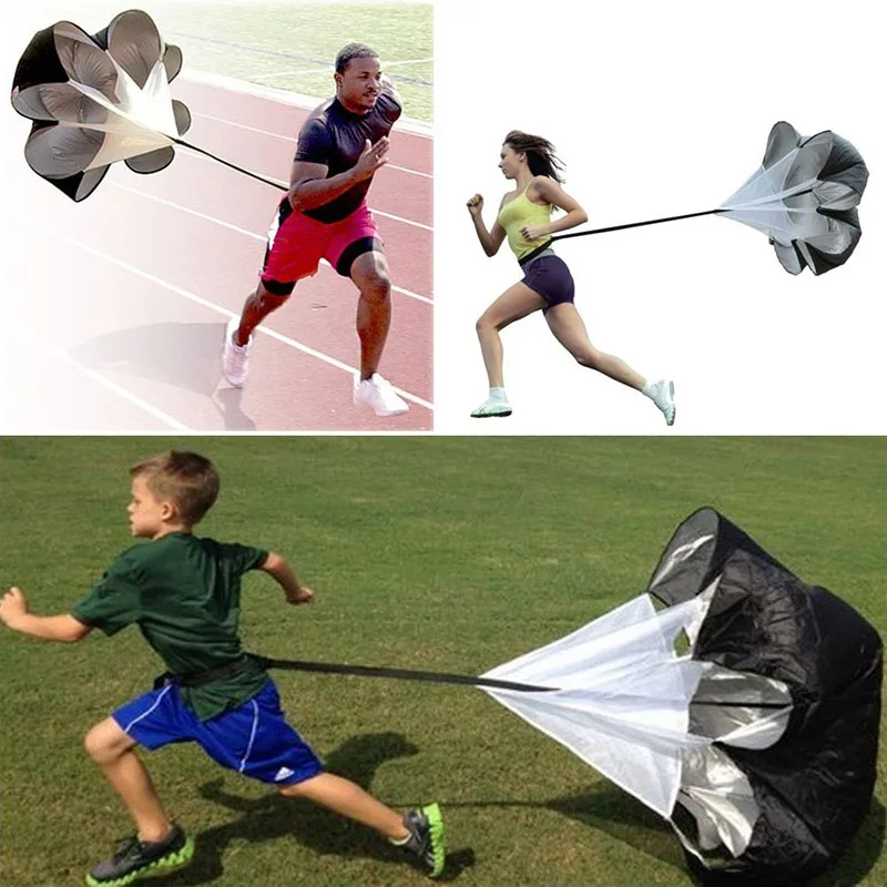 

56 inch Speed Training Resistance Parachute Umbrella Running Chute Power Fitness Explosive Power Soccer Football Sport Training