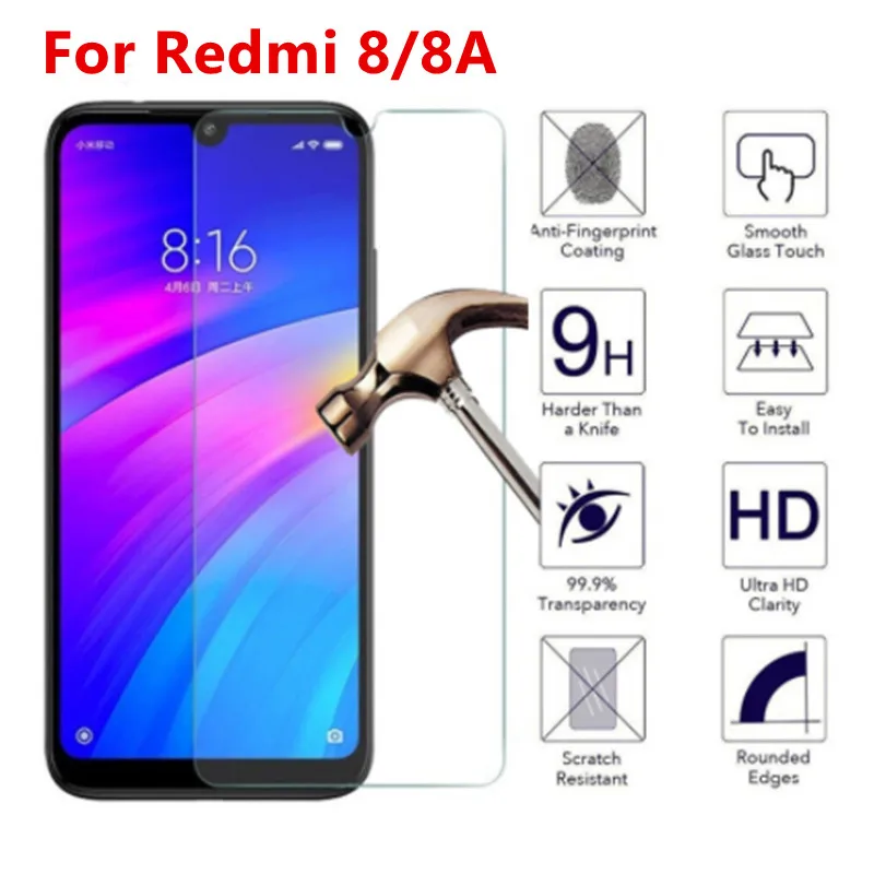 

Safety Screen Protector on xiomi redmi8 8A a 8 Note 8T k 20 pro glass for redminote 8 Pro 8pro Redmi Note8 t Protective Film