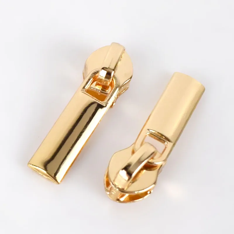 lightgold 20 шт. Meetee Экологичные ползунки на молнии для 3# Нейлоновая пуховая куртка на молнии карман на молнии сумка на молнии комплекты для ремонта DIY аксессуары - Цвет: lightgold