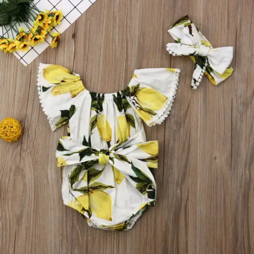 Боди без рукавов + повязка на голову для маленьких девочек 0-18 месяцев | Мать и