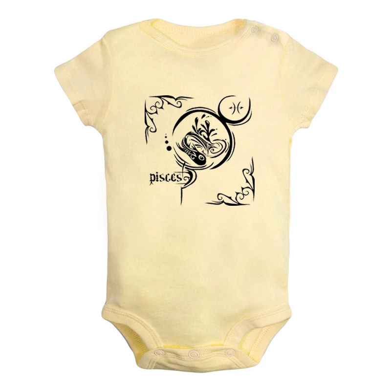 

Костюм для новорожденных с принтом Скорпион Телец Дева Стрелец песок родовой татуировки