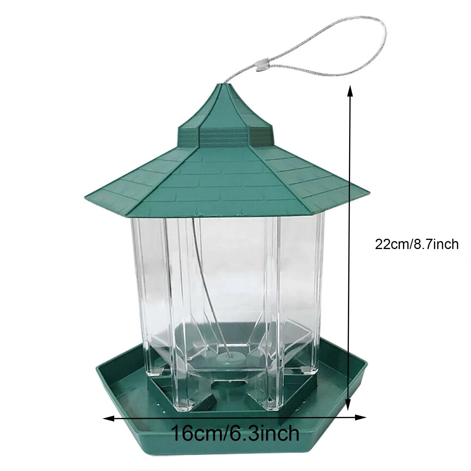 

Wild Bird Feeder Hanging Garden Yard Outside Decoration Bird Food Distributor Feed Station Hanging Garden Birds