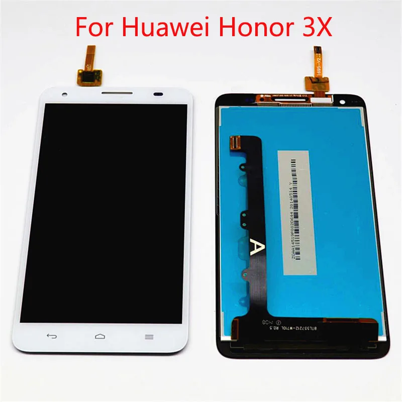Абсолютно новый для huawei Honor 3X G750 ЖК дисплей кодирующий преобразователь