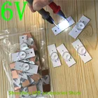 Светодиодные ленты 3 в 6 в, лампы Диоды 32-65 дюймов, оптическая линза, подсветка, новинка 100%