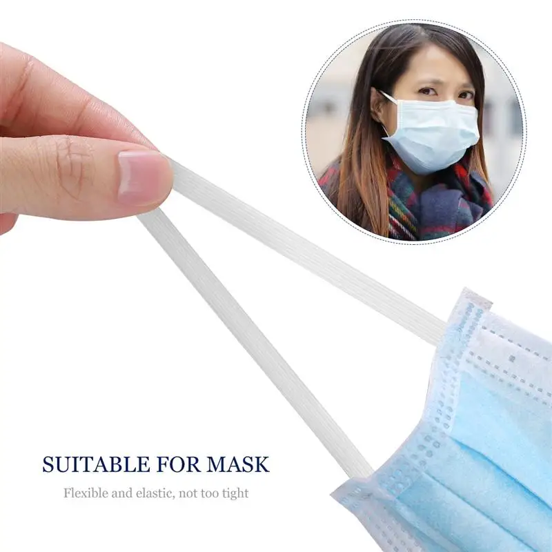 10 м/лот полиэфир резинки 6 мм широкая эластичная резиновая лента для брюки одежда