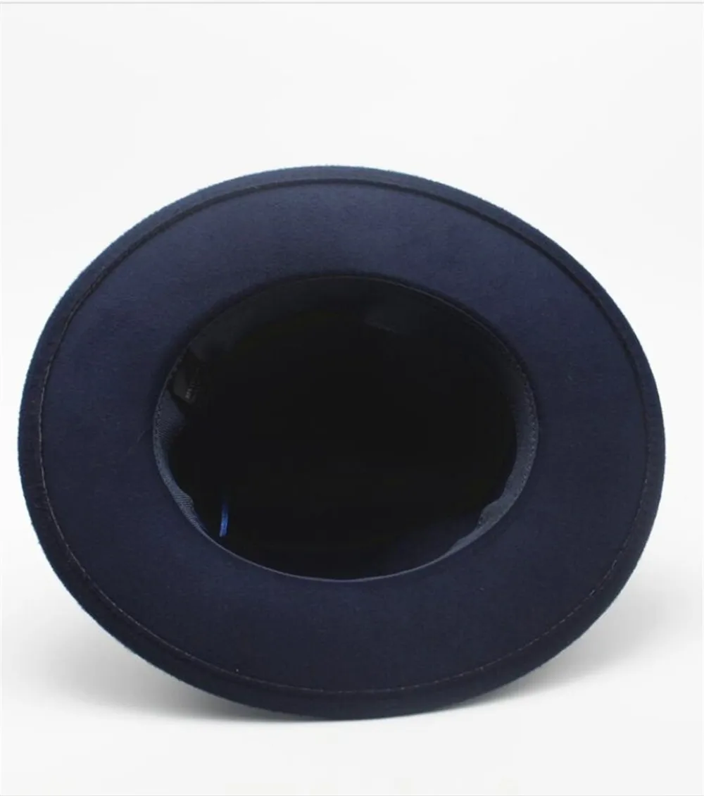 Мужская фетровая шляпа с поясом широкими полями шерстяная Трилби популярная