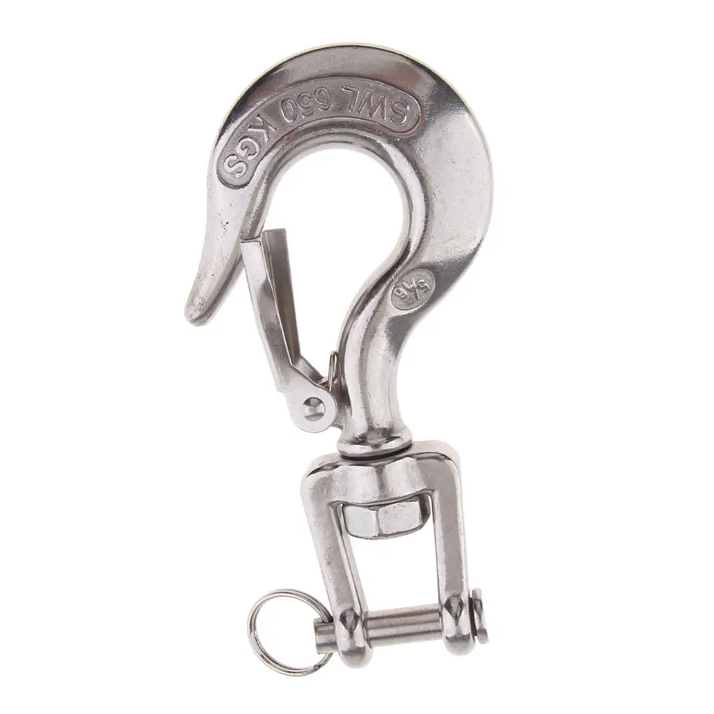 304 Stainless Steel Swivel Eye Clevis Lifting Chain Snap Hook 5/16 Inch |