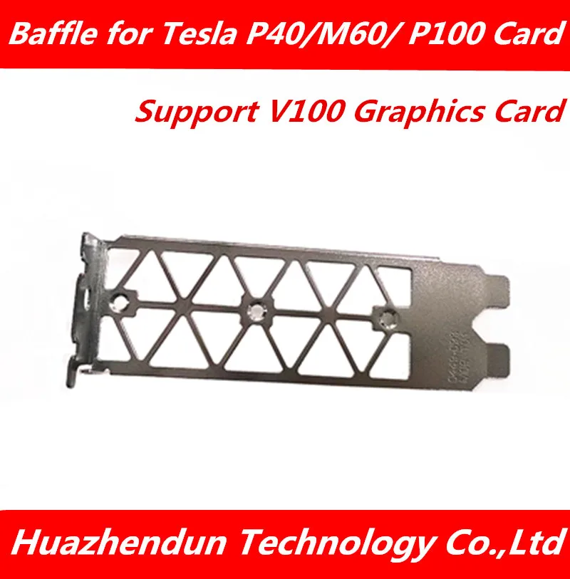 

New nVidia Tesla P100 Graphics Baffle 820178-001 PK3RJ Original Blank Bracket Free Shipping