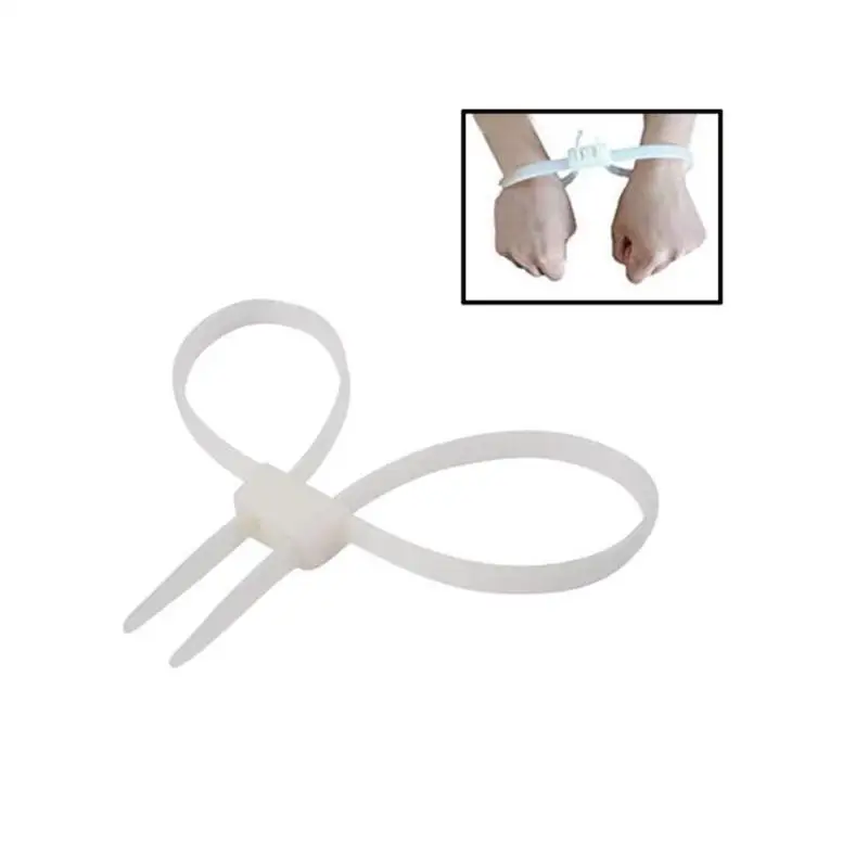 5 шт. застежка-молния наручники гибкий ремни безопасности Одноразовые