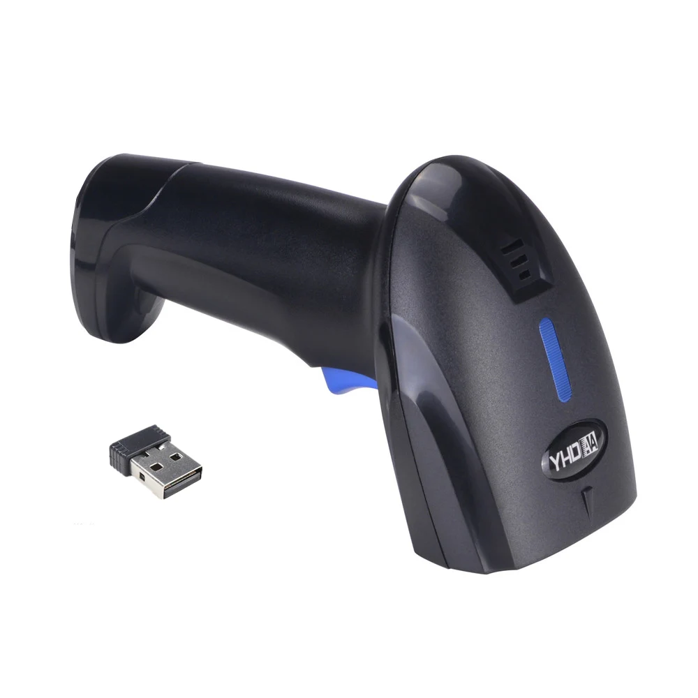 YHDAA 1D Беспроводной сканер штрих кода USB 2 в 1 CCD беспроводной считыватель кодов