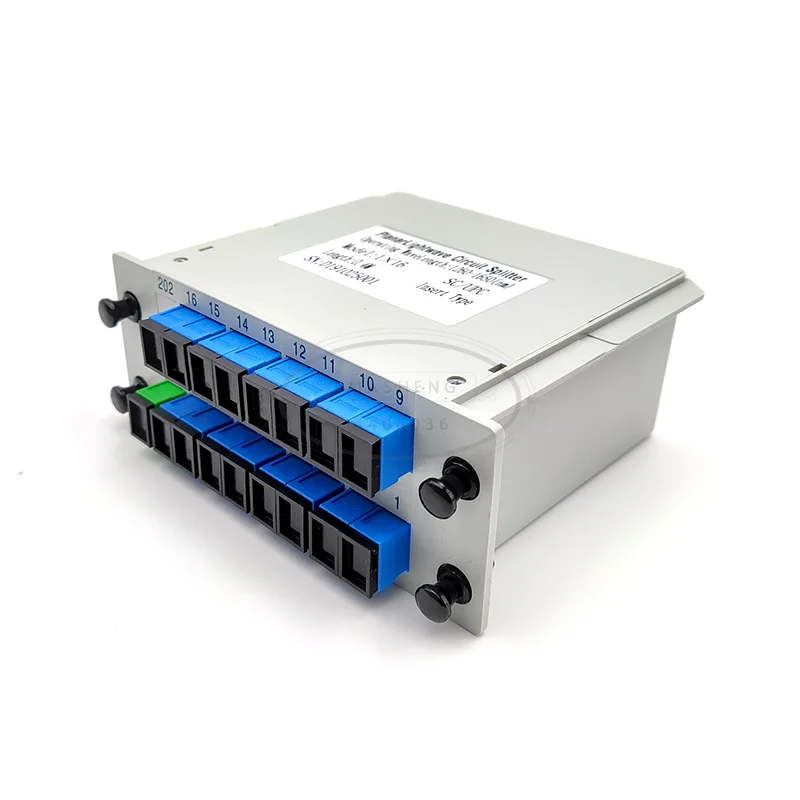 1x16 SC/UPC разветвитель оптоволокна распределитель кассеты вставочный тип ABS PLC