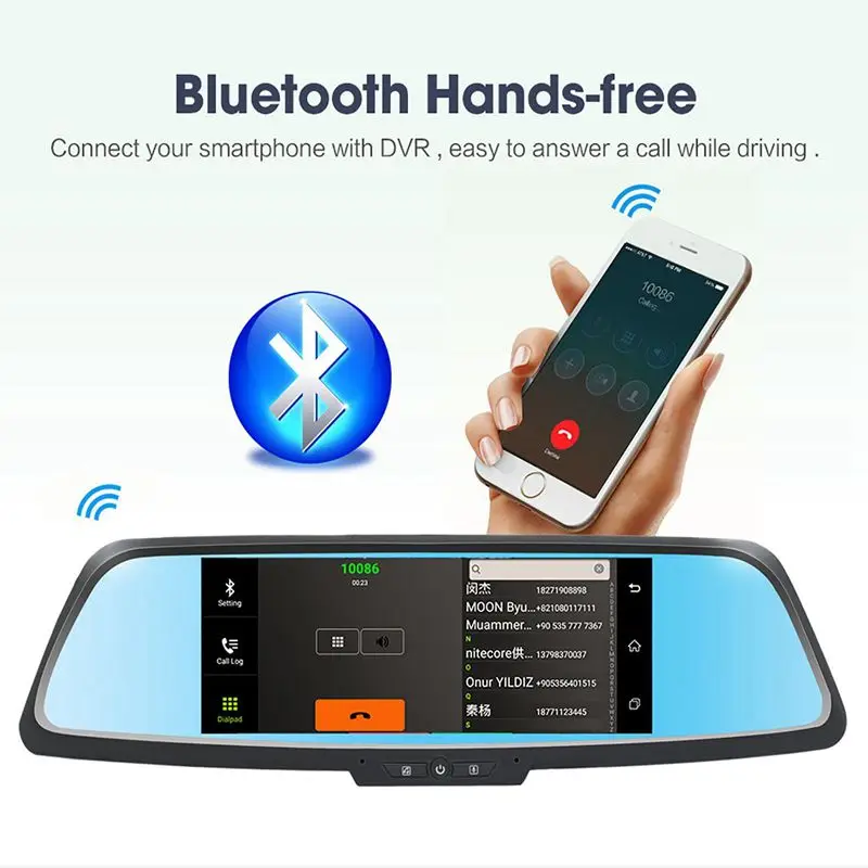 Мода 7 дюймов FHD 1080P Android 5 0 3G и WI-FI GPS навигации автомобиля Dvr Камера с