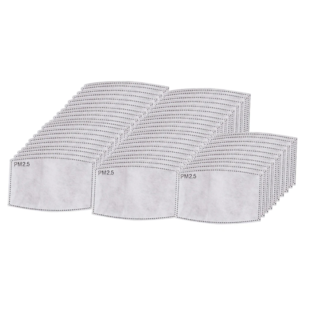 10 шт./лот PM2.5 фильтровальная бумага с активированным углем для взрослых маска