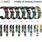 Силиконовый ремешок для спортивных часов Samsung Galaxy Watch 42 мм, 46 мм, для Huawei Watch gt 42 мм, gt 46 мм