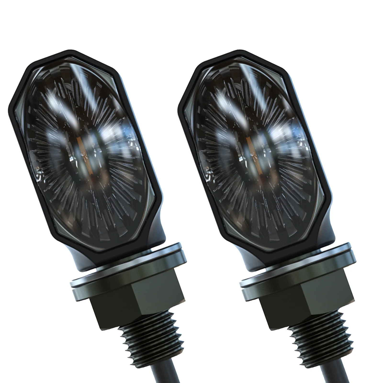 Универсальные мини-фонарики поворотников для мотоциклов аксессуары из пластика