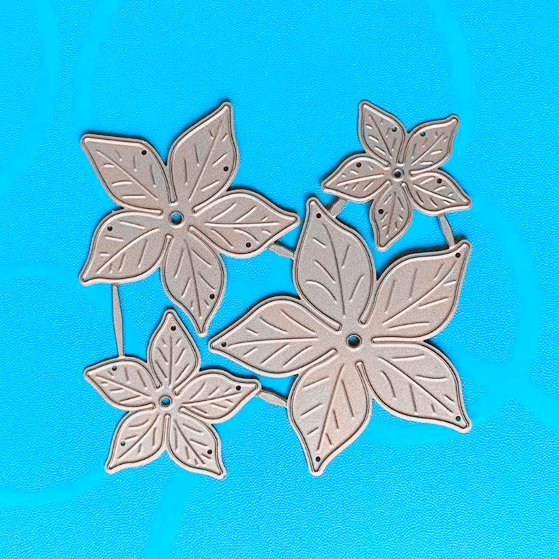 

YINISE Metal Cutting Dies For Scrapbooking Stencils FLOWERS DIY Paper Album Cards Making Embossing Folder Die Cuts CUT Mold