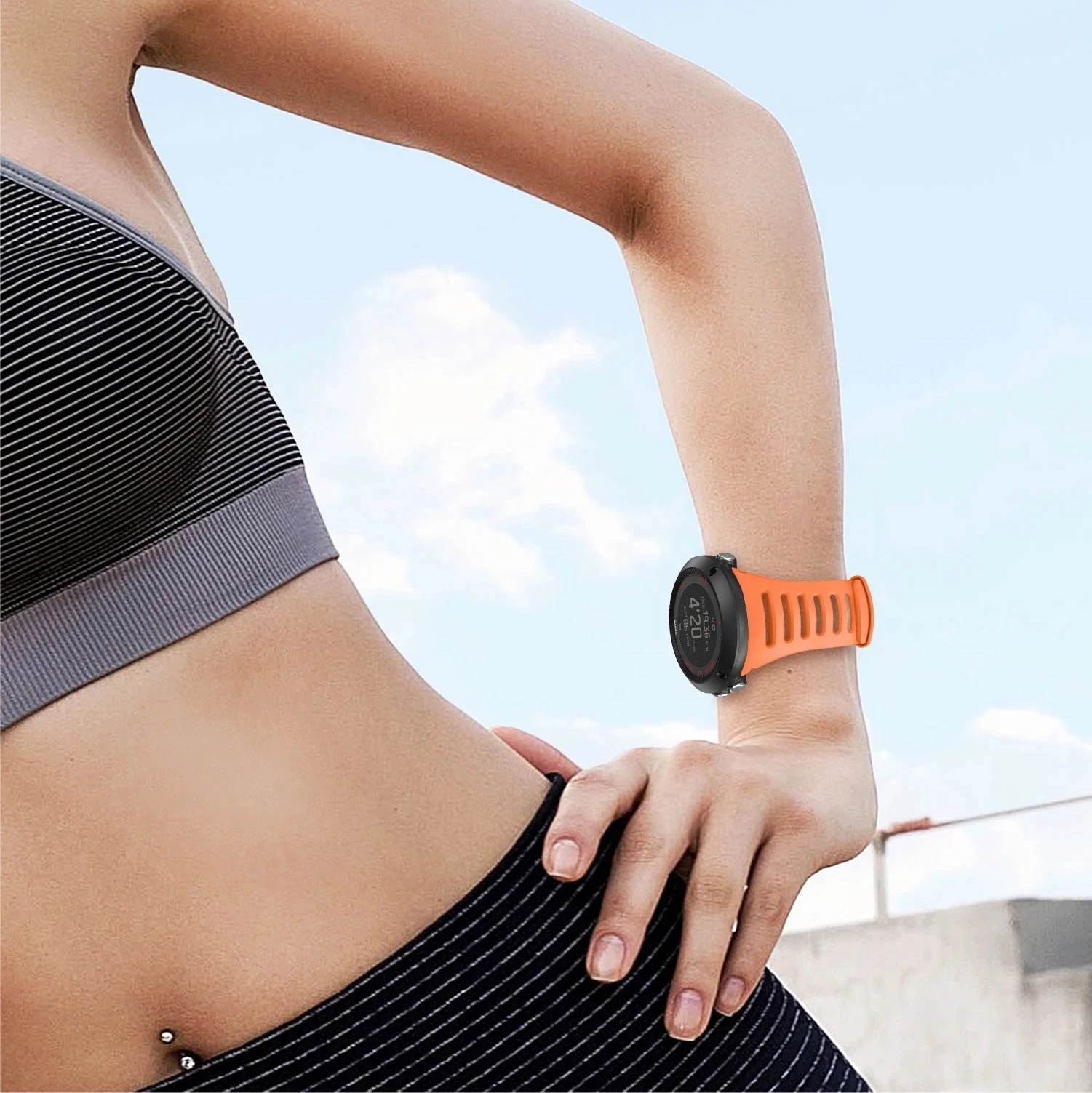 Ремешок силиконовый для SUUNTO Ambit1 Ambit2 2R 2S Suunto Ambit3 3p/3s/3R сменный Браслет наручных