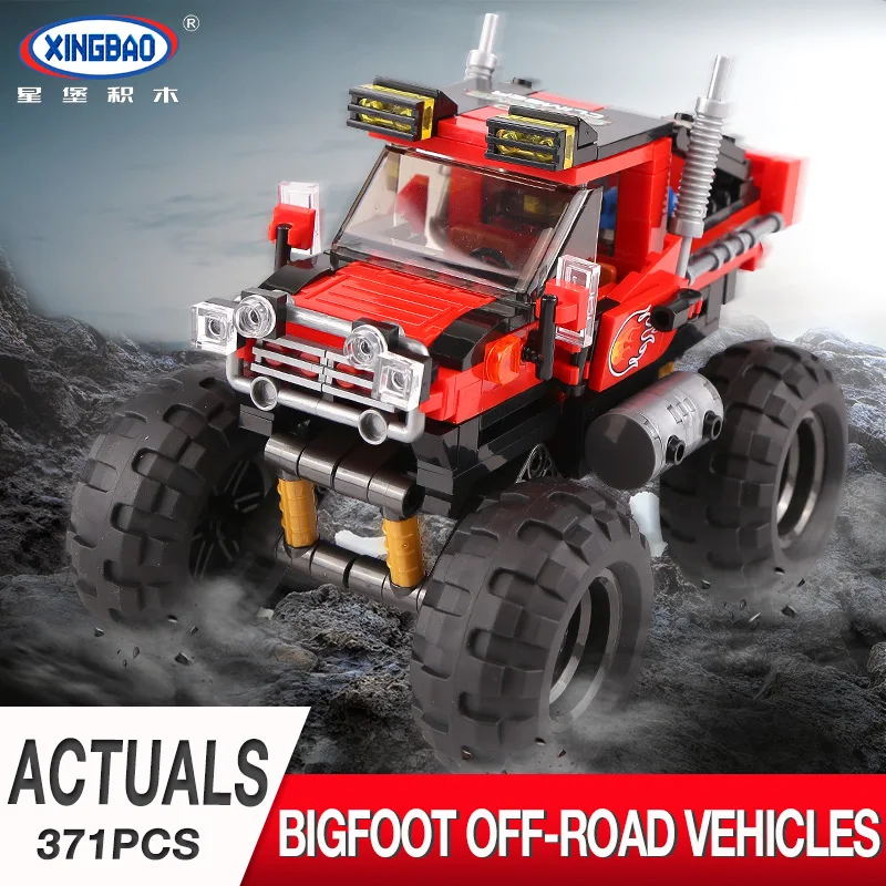 XingBao 03025 Technic супер большой ножной автомобиль набор строительных блоков Кирпичи