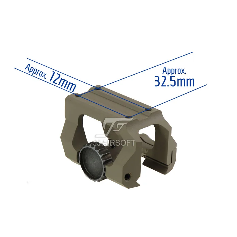 TARGET Low Drag Mount для Trijicon MRO Red Dot(Black/Tan) LDM lightweight