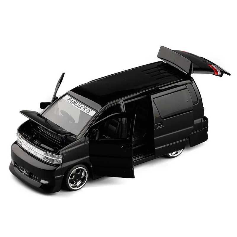 Сказочный модифицированный MPV светильник из 1/32 сплава модель игрушечного