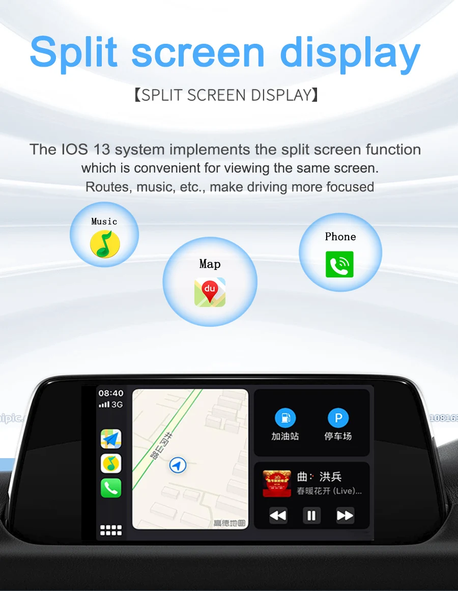 Carlinkit беспроводной Смарт ссылка Apple CarPlay ключ для Android навигации плеер мини USB Carplay палка с Android авто
