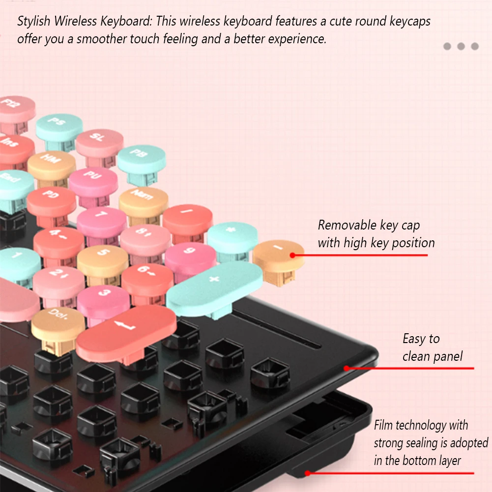 Нескользящая Бесшумная Милая круглая полноразмерная стильная для ноутбука