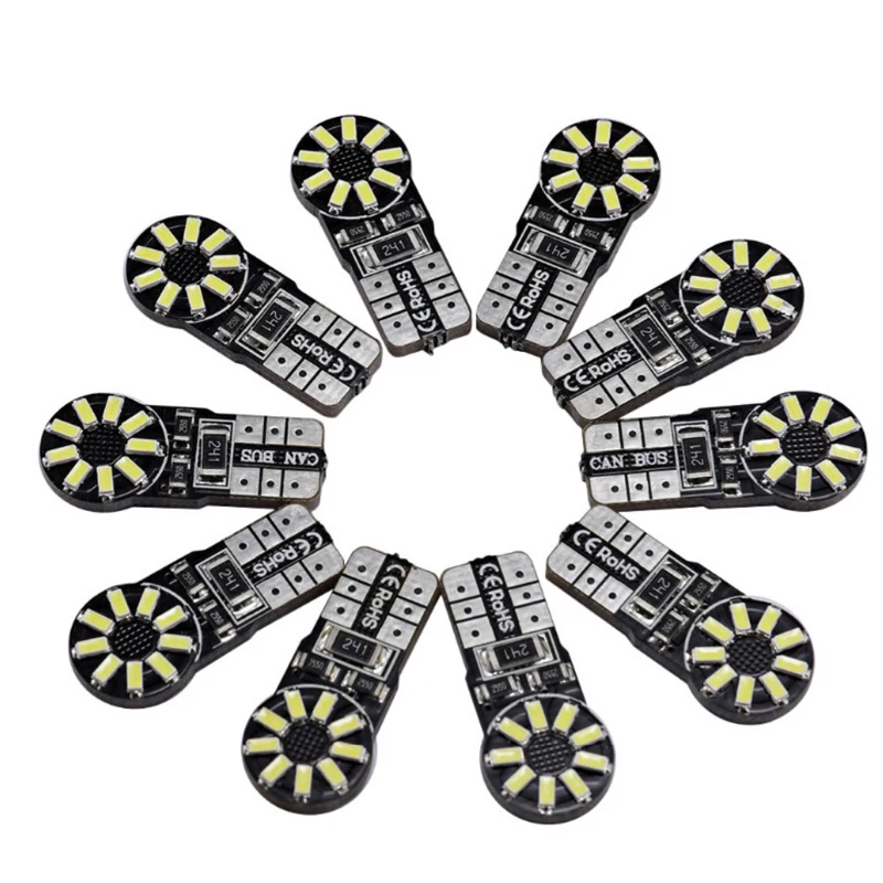 Светодиодный светильник T10 Canbus 18 Smd 3014 без ошибок OBC 194 168 W5W 18smd светодиодный для