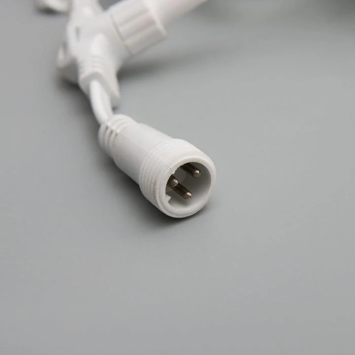 Гирлянда "Занавес" уличная УМС 2 х 6 м 3W LED-1440-220V нить белая свечение красное |