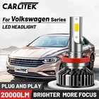 СВЕТОДИОДНАЯ головная лампа CARLITEK H1 H4 H7 H11 автомобильные аксессуары H8 H9 9005 9006 светильник РА 6000K HB3 HB4 головная фара для VW Polo T5 Golf 6