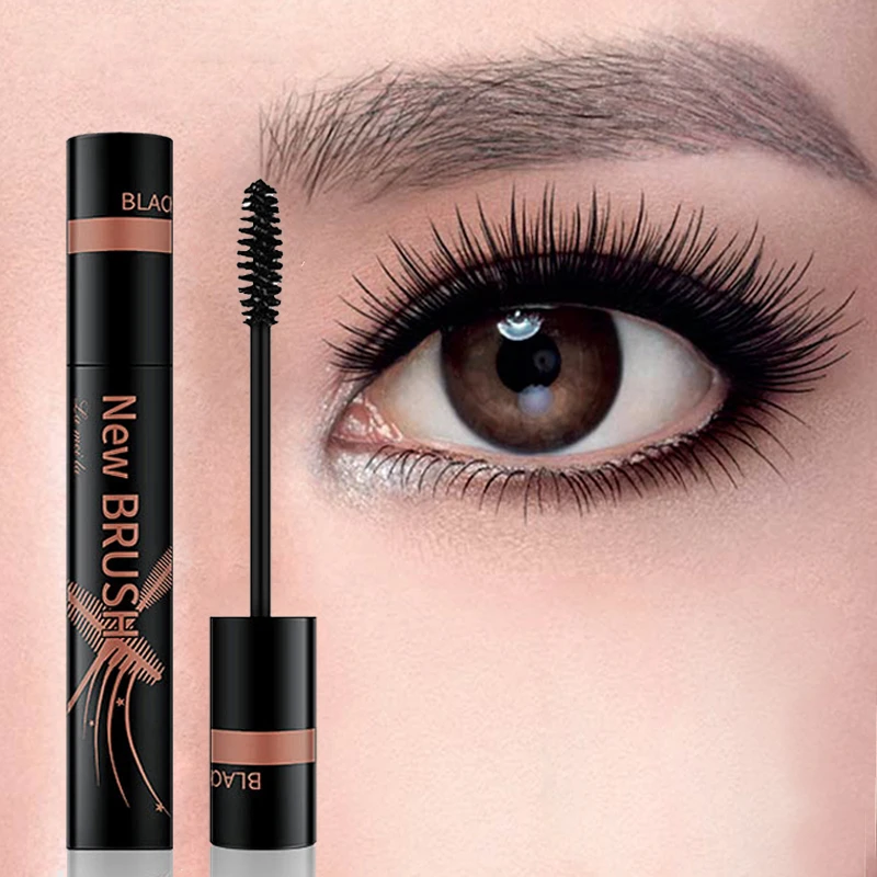 4d шелковое волокно Тушь для ресниц водостойкая объем черные ресницы макияжа
