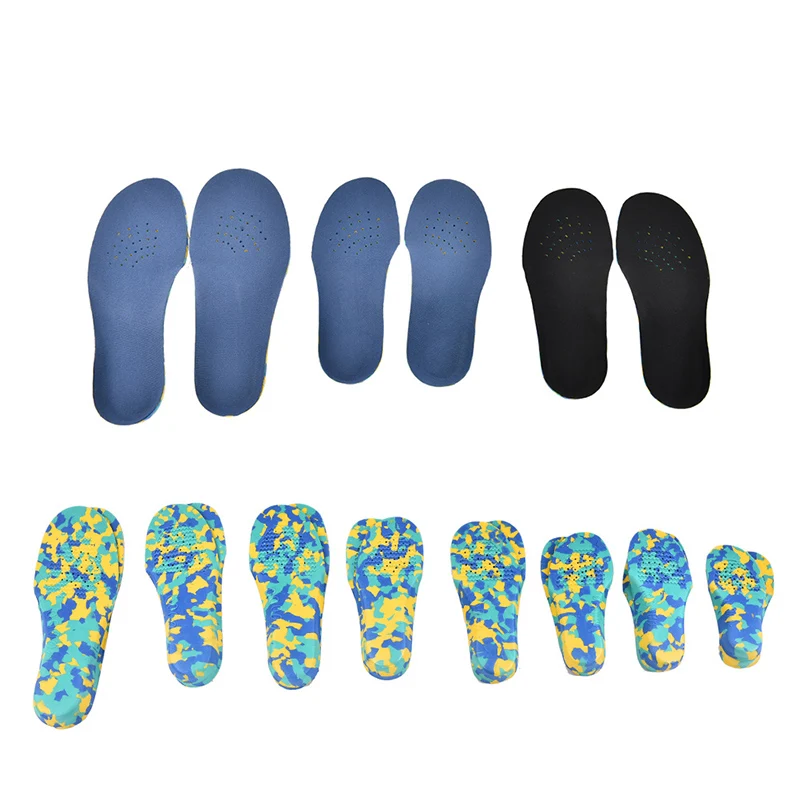 

1 пара, Детские EVA ортопедические стельки для обуви на плоской подошве свода стопы Поддержка ортопедические подушки коррекции стельки