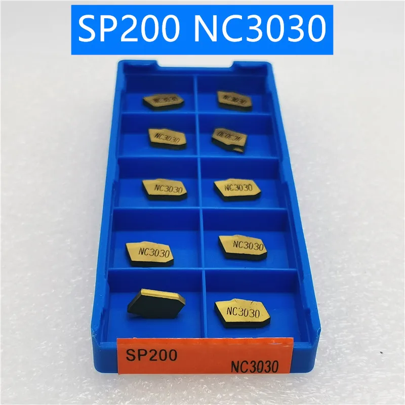 Карбид вольфрама SP200 SP300 SP400 PC9030 NC3020 NC3030 Пазовая карбидная вставка для токарного станка инструмент для токарного станка