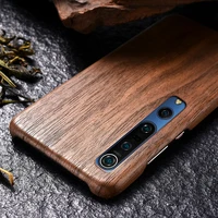 natural wooden phone case for xiaomi mi 10 ultra mi10 mi10pro case cover walnutrosewoodblack wood shell real wood