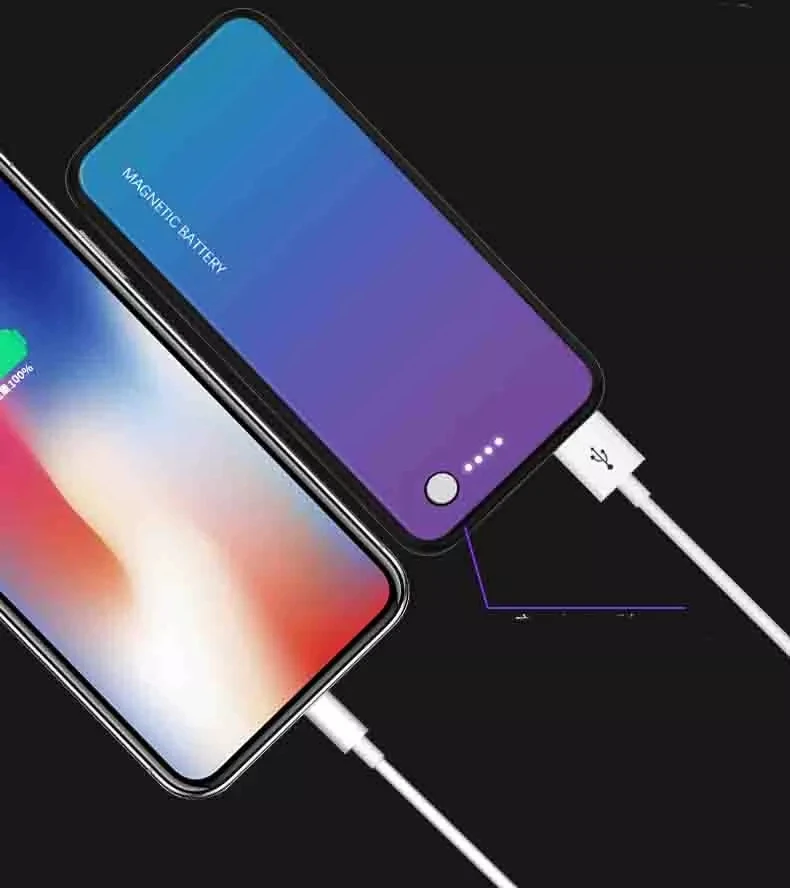 Беспроводной магнитный чехол с отделением для зарядного устройства Samsung Galaxy S20