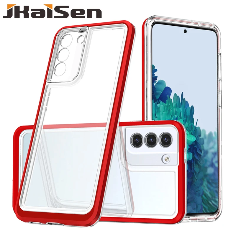 

Shockproof Phone Case For Samsung Galaxy S10 S20Plus S20 S20Ultra Luxury Protective Cover For Samsung S20FE S21Plus S21FE S21 5G