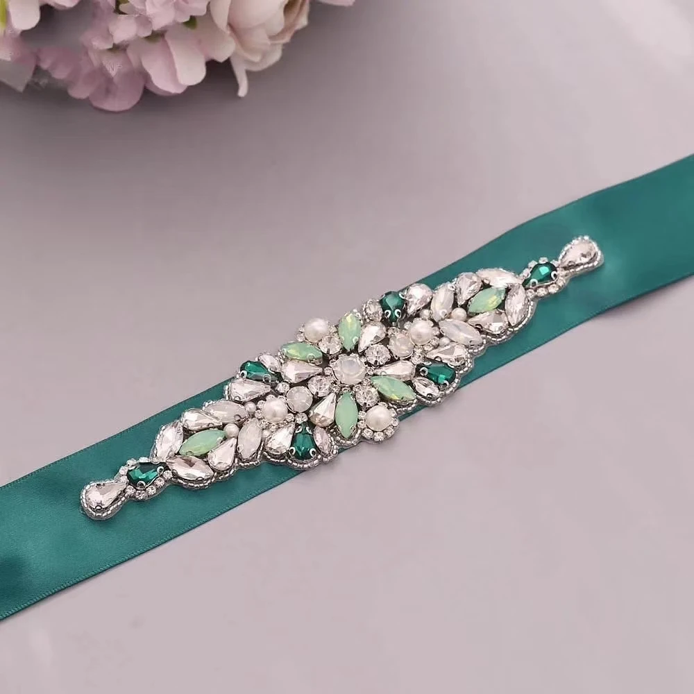 

Luxury Crystal Wedding Belts Rhinestone Bridal Dress Accessory Belly Chains for Bride Party Sash Belts