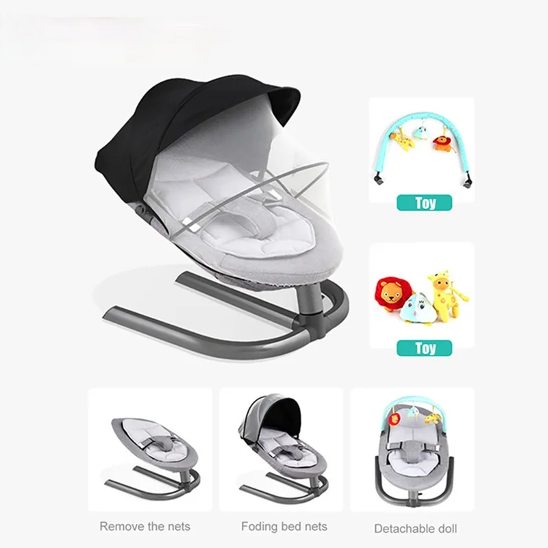 Baby Rocking Chair Baby Cradle Baby Swing Rocking Chair for Newborns Swing Chair Infant Cradle Baby Swing Rocking Chair