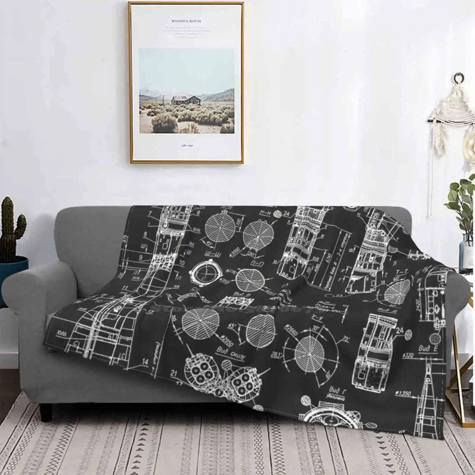 

Soyuz-Manta с принтом и узором, покрывало для всех тампанов, одежда для украшения дома, Space X, cohet