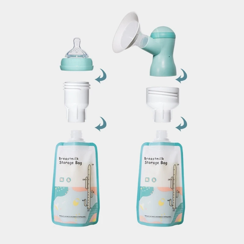 67JC-organizador de leche materna, bolsa de seguridad para madres, suministros de alimentaci&oacute;n, Bolsas de almacenamiento de leche materna, 150ml-1