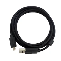extension headset cable usb to micro usb audio cable for logitech g533 g633 g502 mouse luminous cable 2m 6 6ft