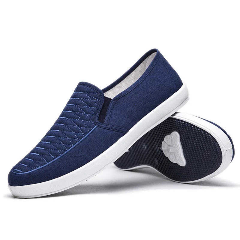 2019 new men's shoes casual sports luxury brand summer canvas lightweight breathable flats Calzado Casual de hombre | Обувь