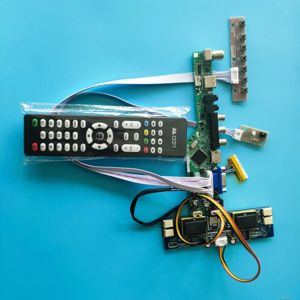 

for LTM190EP03 HDMI LCD 1280X1024 19" VGA AV VGA kit 4 lamps Digital Signal Resolution TV 30pin Controller Board