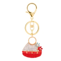 lively handbag key chain for women bag pendant keychain key ring 2021 new charm jewelry gifts girl key accessories